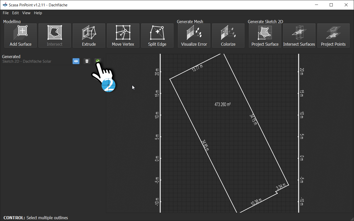 Dachflächen Vermessung per Drohne und 3D Scanner