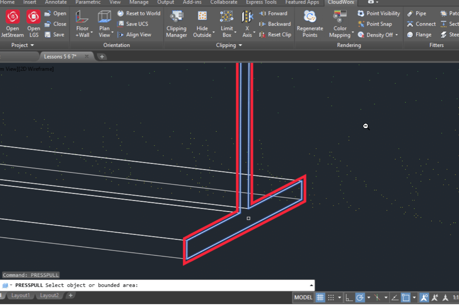 Leica CloudWorx Punktwolken CAD Erweiterung