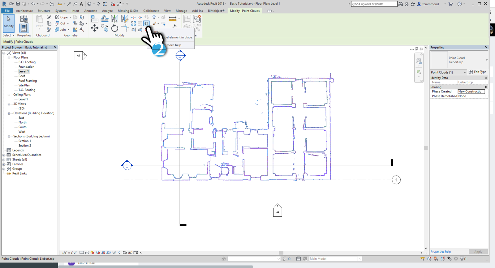 REVIT Punktwolken Schulung