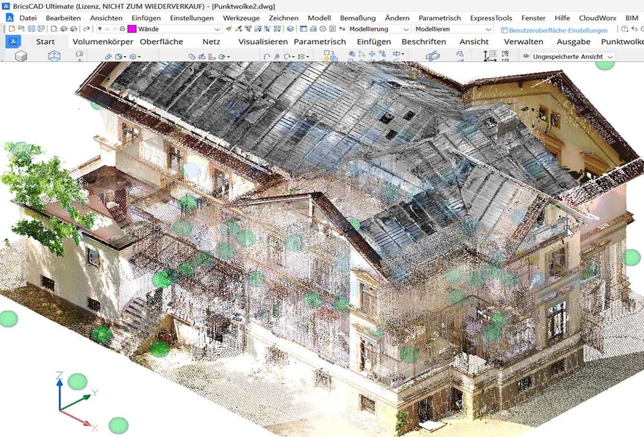 BricsCAD Laserscanning und CAD Schulung