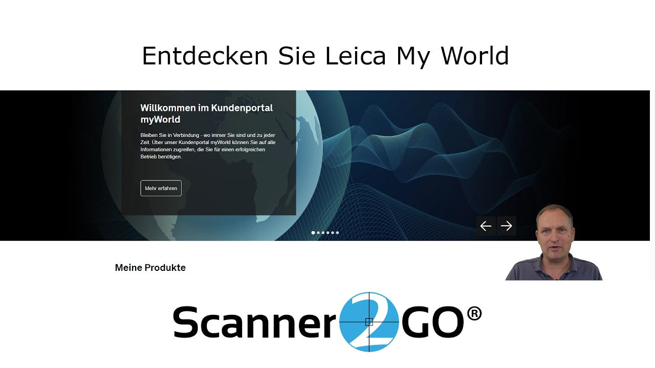 Leica Software & Firmware Updates: So nutzt du das Leica myWorld Portal | Scanner2go