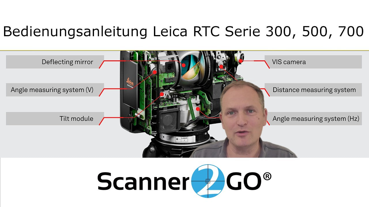 Bedienungsanleitung & Grundlagen (Leica RTC Serie) | Scanner2GO