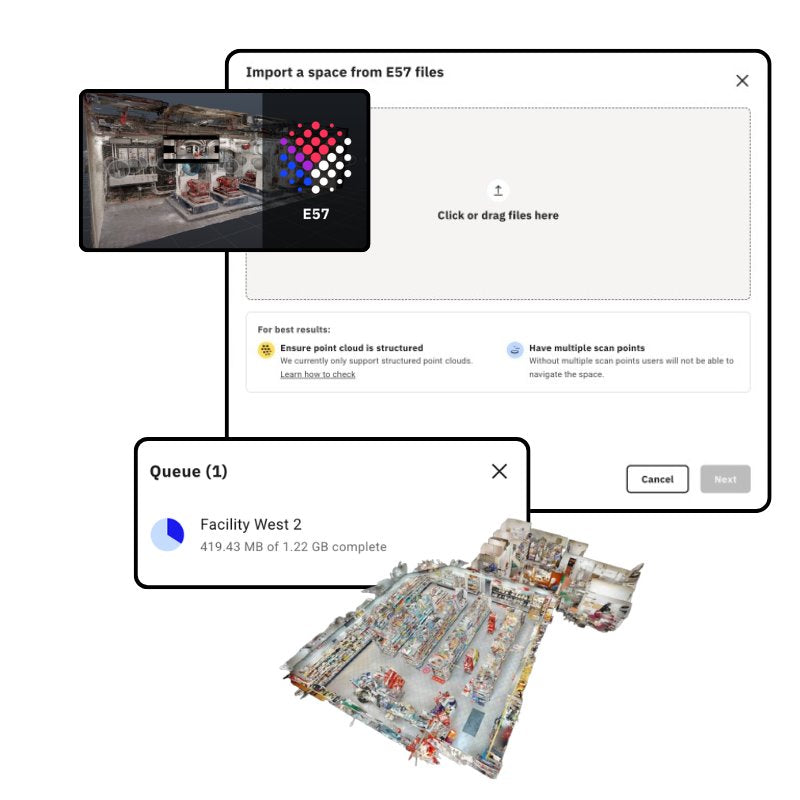 E57 Import in Matterport